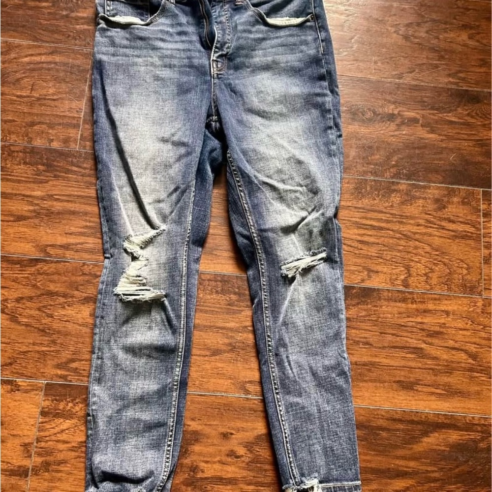 BKE Billie Women's Distressed, High Rise, Skinny Jeans